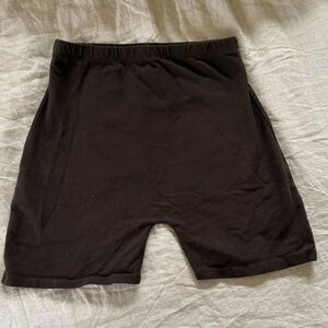 brandy melville brown cotton shorts